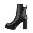 Scarpe Donna CULT Jagger 4334 Stivaletti con Tacco in Pelle Nera