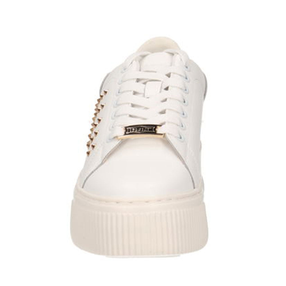 Sneakers Donna CULT Perry 4236 in Pelle Colore White - Light Gold