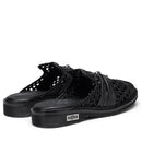 Damenschuhe CULT Sabbath 4427 
Gewebter Ledersabot Farbe Schwarz
