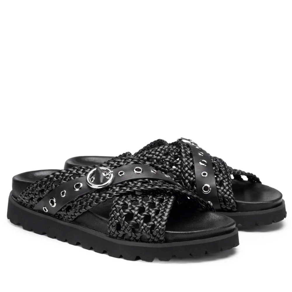 Ciabatte Donna CULT Lizzo 4465 in Pelle Nera