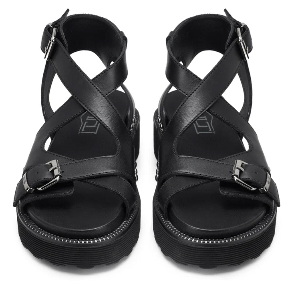 Sandali Donna CULT Ziggy 4472 in Pelle Nera – Cuoieriashop