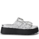 Ciabatte CULT Janis 4476 in Pelle Intrecciata Colore Silver