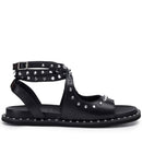 Sandali Donna CULT Roshelle 4494 in Pelle Colore Nero con Borchie