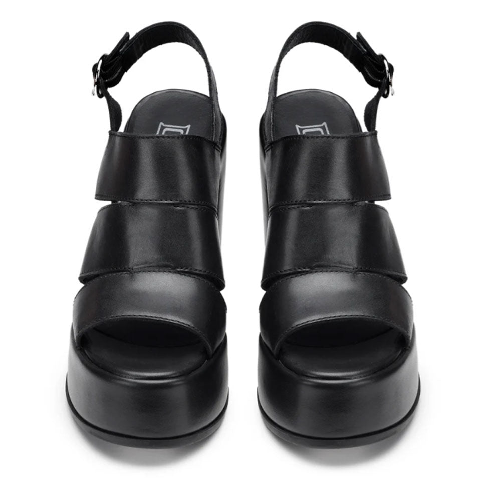 Sandali con Tacco CULT Bjork 4508 in Pelle Nera