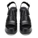 Sandali con Tacco CULT Bjork 4508 in Pelle Nera