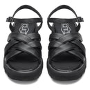 CULT Grace 4526 Damensandalen aus schwarzem Leder