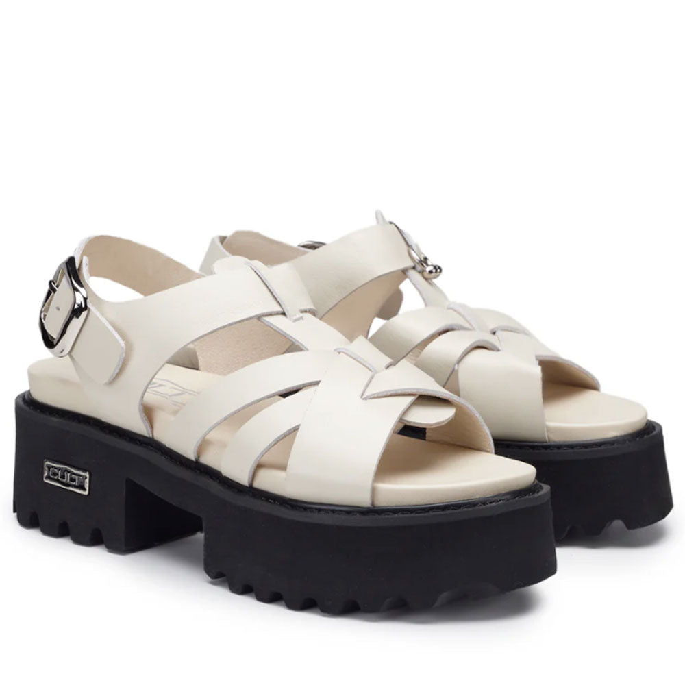 Sandali Donna CULT Cher 4535 in Pelle Off White