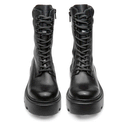 Scarpe Donna CULT Anfibi New Rock 4570 in Pelle Nera