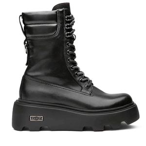Scarpe Donna CULT Anfibi New Rock 4570 in Pelle Nera