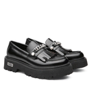 CULT Slash 4579 Damenschuhe Schwarz Leder Mokassin