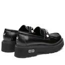 CULT Slash 4579 Damenschuhe Schwarz Leder Mokassin