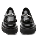 CULT Slash 4579 Damenschuhe Schwarz Leder Mokassin