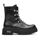 CULT Slash 4583 Lederstiefeletten für Damen, Schwarz/Silber