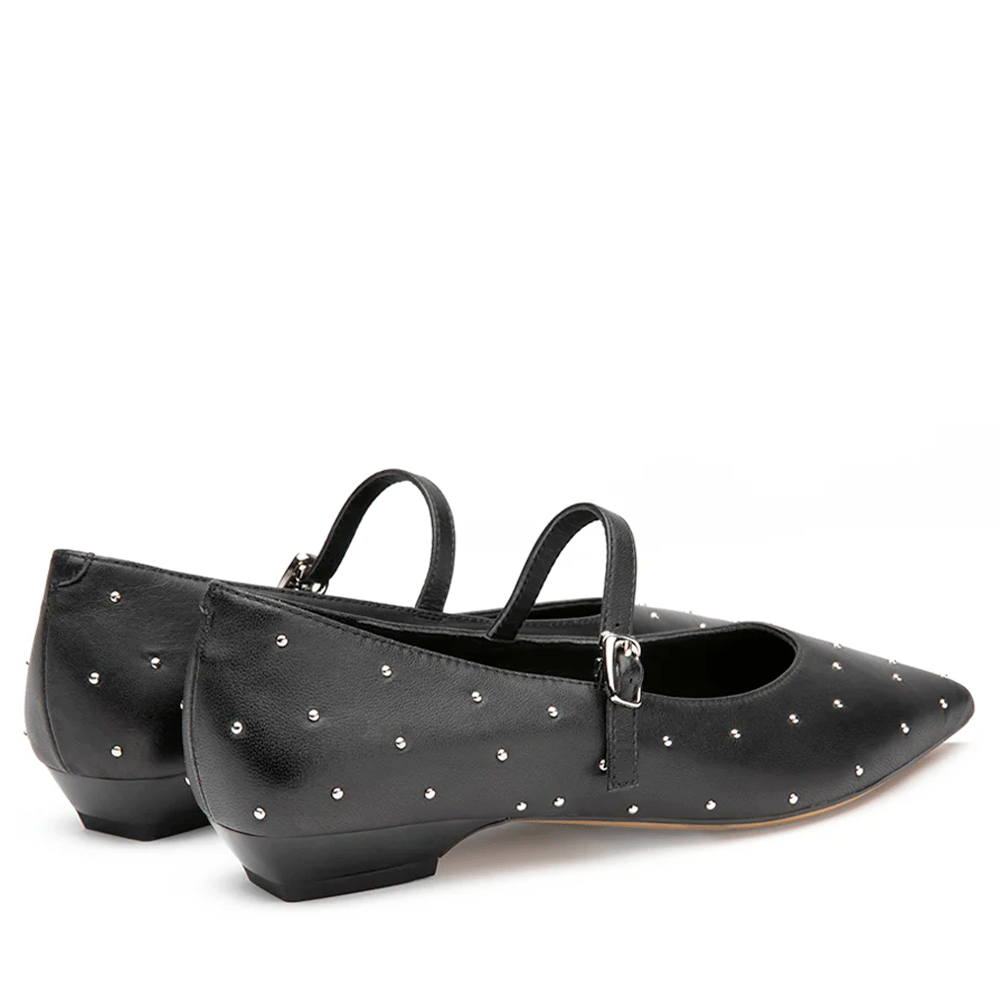 Scarpe Donna CULT Pop 4612 in Pelle Nera con Borchie Applicate