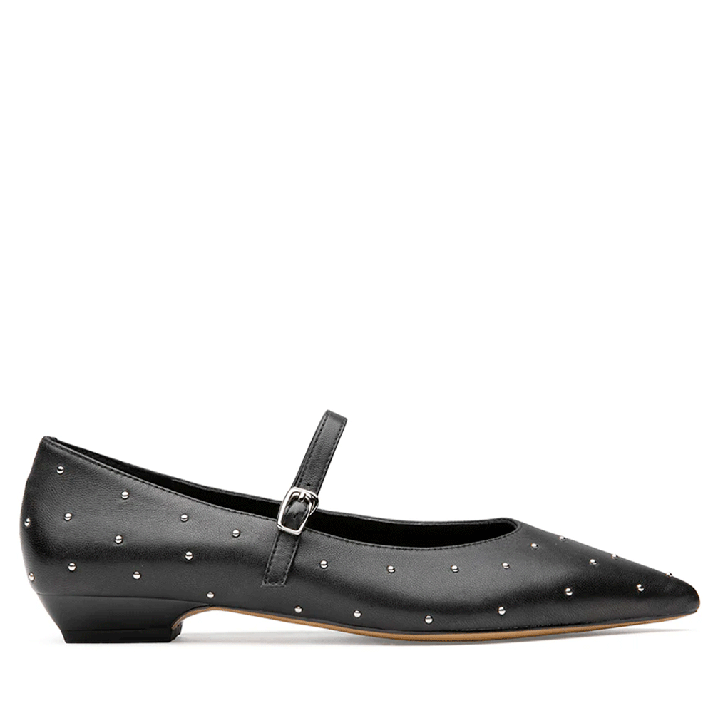 Scarpe Donna CULT Pop 4612 in Pelle Nera con Borchie Applicate
