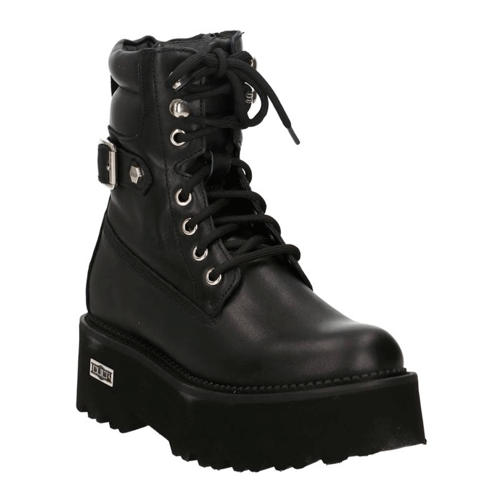 cult damenfahrrad CULT Rocky 4641 Damen-Ankle-Boots aus Leder in Schwarz – Cuoieriashop
