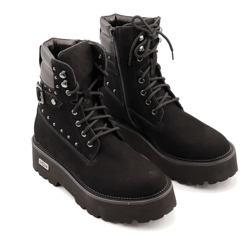 Scarpe Donna CULT Rocky 4641 Anfibi in Nabuk Colore Nero