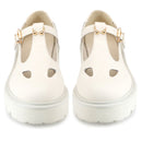 Sandali CULT Slash 4689 in Pelle Off White