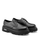 Scarpe Donna CULT Stringate Linea Slash 4819 in Pelle Nera