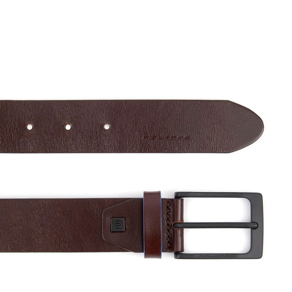 Cintura Uomo PIQUADRO in Pelle Mogano Linea Blue Square - CU6183B2V