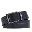 Cintura Uomo PIQUADRO Reversibile in Pelle Blu e Nera Linea Blue Square - CU6742B2