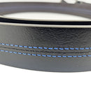 Cintura Uomo PIQUADRO Reversibile in Pelle Mogano e Nero Linea Blue Square - CU6742B2