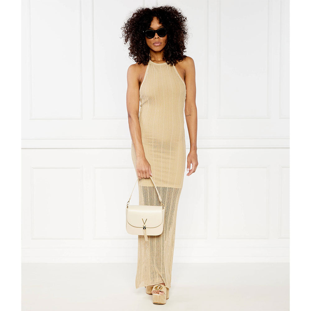 Borsa Donna a Spalla e Tracolla VALENTINO BAGS linea Divina Colore Beige