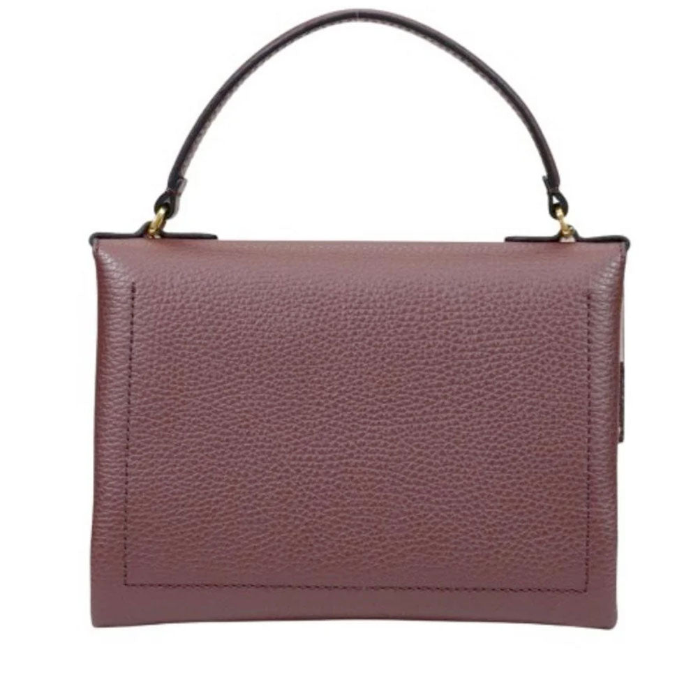 Borsa Donna a Mano con Tracolla COCCINELLE in Pelle Linea Arlettis Mini colore Berry