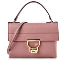 Borsa Donna a Mano con Tracolla COCCINELLE in Pelle Linea Arlettis Mini colore Winter Rose