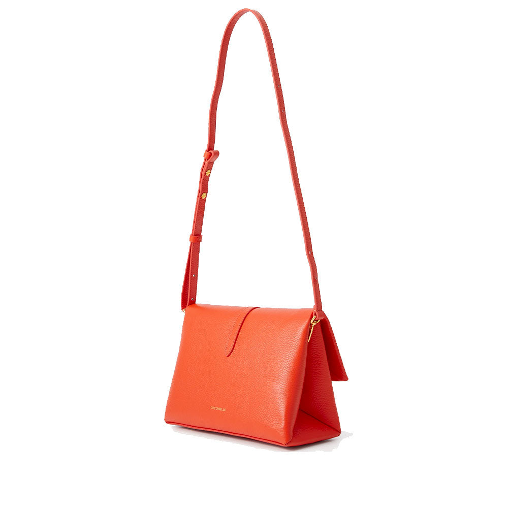 Damen-Umhängetasche COCCINELLE aus Leder Modell Dorian in Gazpacho