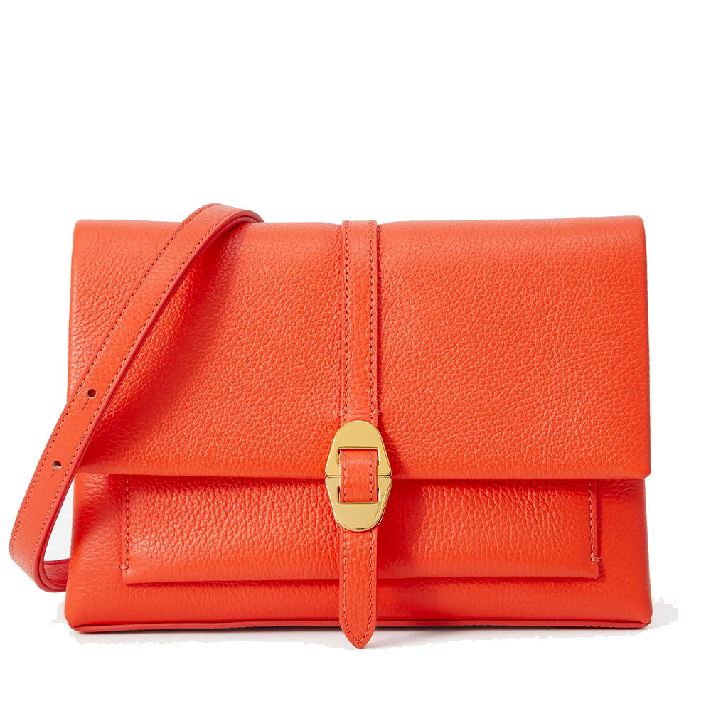 Damen-Umhängetasche COCCINELLE aus Leder Modell Dorian in Gazpacho