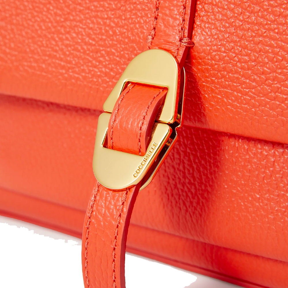 Damen-Umhängetasche COCCINELLE aus Leder Modell Dorian in Gazpacho