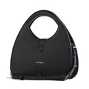Women's Small Black Leather Handbag COCCINELLE Cosima