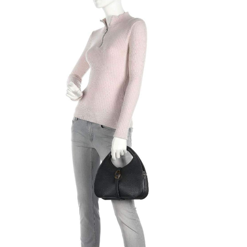 Women's Small Black Leather Handbag COCCINELLE Cosima