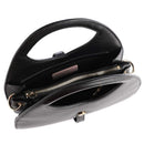 Women's Small Black Leather Handbag COCCINELLE Cosima