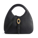 Women's Small Black Leather Handbag COCCINELLE Cosima