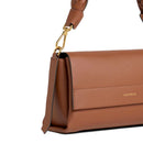 Borsa Donna a Spalla COCCINELLE in Pelle linea Boheme Small colore Cognac - Nero
