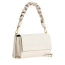 Damen-Schultertasche COCCINELLE aus Leder Modell Boheme Small in Perlmutt-Cognac