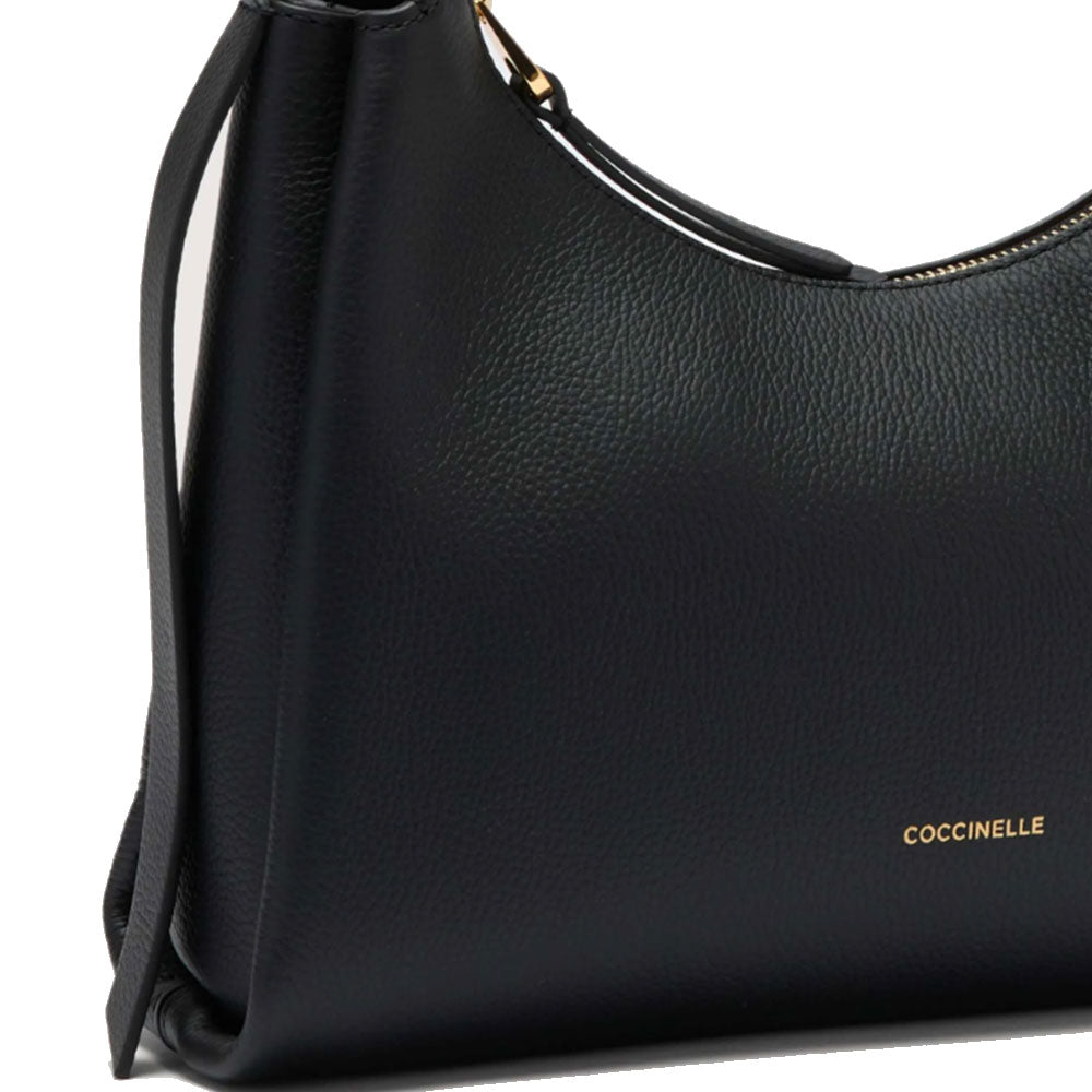 Borsa Donna a Spalla COCCINELLE in Pelle linea Boheme Small colore Noir - Cuir