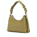 Damen-Schultertasche COCCINELLE Modell Boheme Small aus Leder in Seagrass-Sandshell