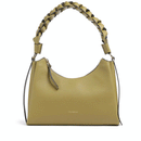 Damen-Schultertasche COCCINELLE Modell Boheme Small aus Leder in Seagrass-Sandshell