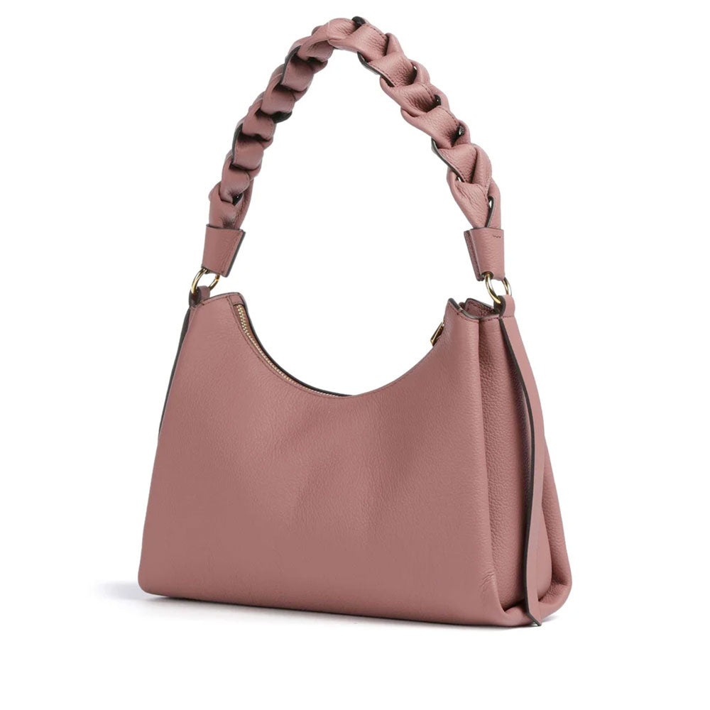 Borsa Donna a Spalla COCCINELLE in Pelle linea Boheme Small colore Winter Rose - Berry