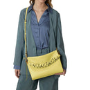 COCCINELLE  Boheme Medium Linie 
Damen Handtasche aus Leder in Lime Wash - Powder Pink