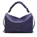 COCCINELLE Boheme Medium Lederhandtasche für Damen, Königsblau - Fondant Brown