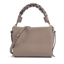 Borsa Donna a Mano COCCINELLE linea Boheme Small in Pelle Warm Taupe - Rosette