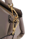 Borsa Donna a Mano COCCINELLE linea Boheme Small in Pelle Warm Taupe - Rosette