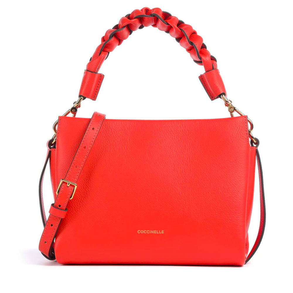 Borsa Donna a Mano COCCINELLE linea Boheme Small in Pelle Gazpacho - Sangria