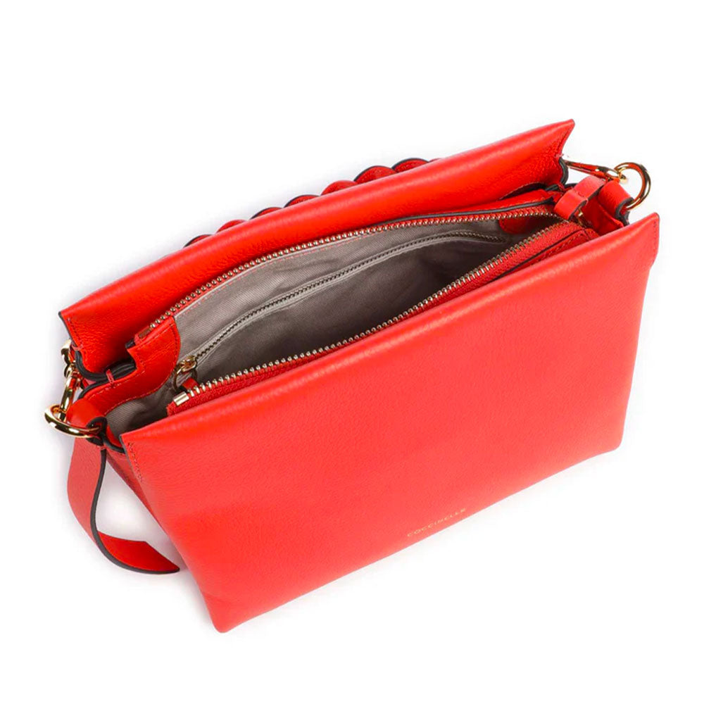 Borsa Donna a Mano COCCINELLE linea Boheme Small in Pelle Gazpacho - Sangria
