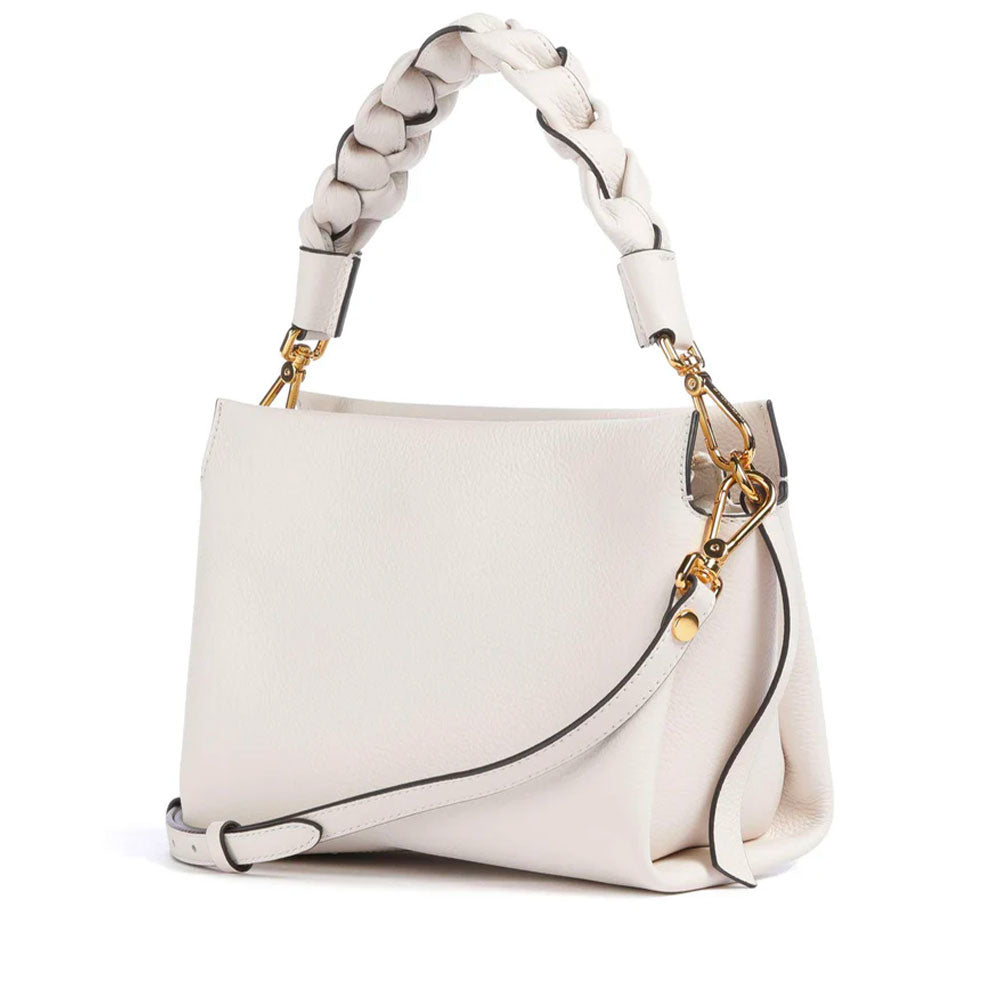 Borsa Donna a Mano COCCINELLE linea Boheme Small in Pelle Blanco - Skin
