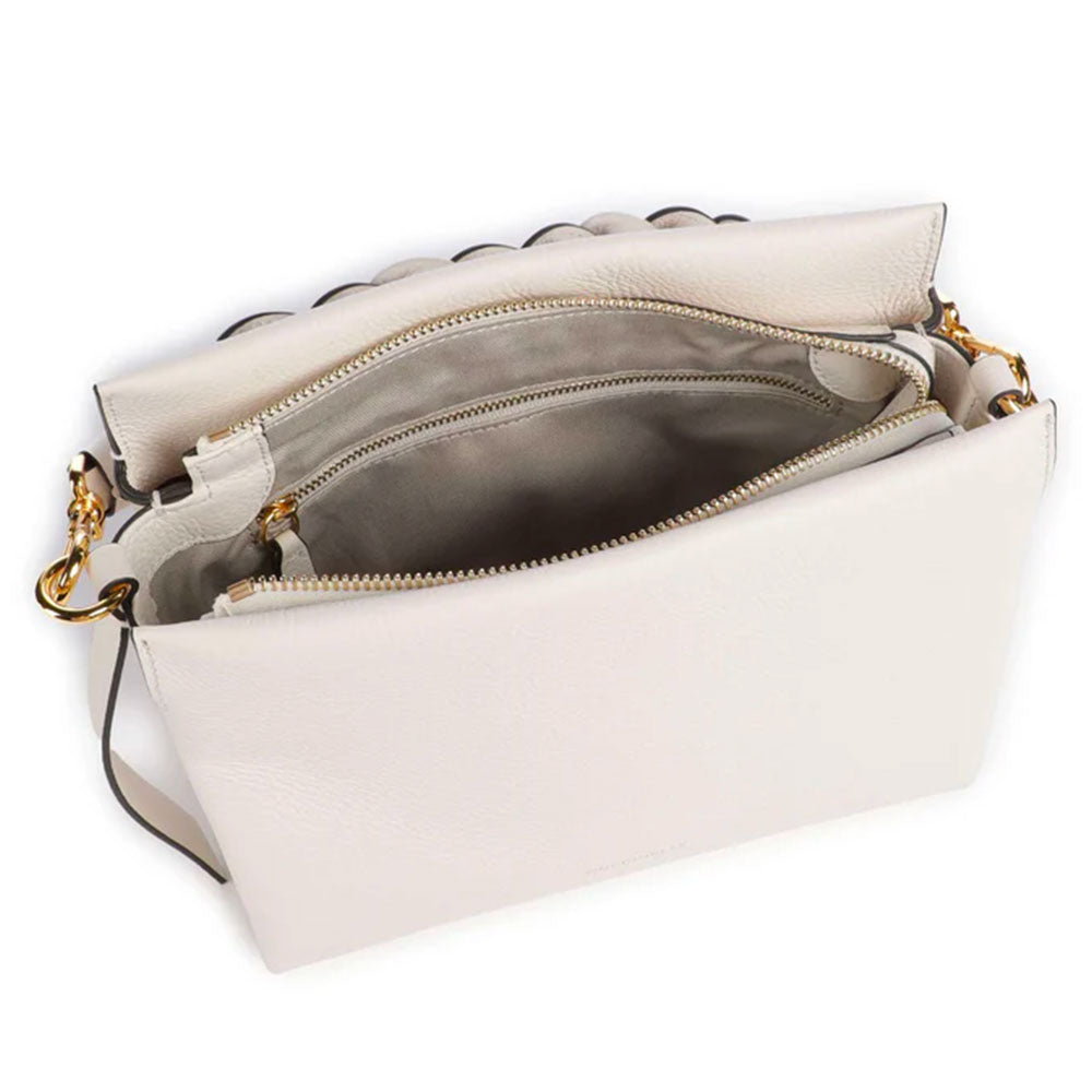 Borsa Donna a Mano COCCINELLE linea Boheme Small in Pelle Blanco - Skin